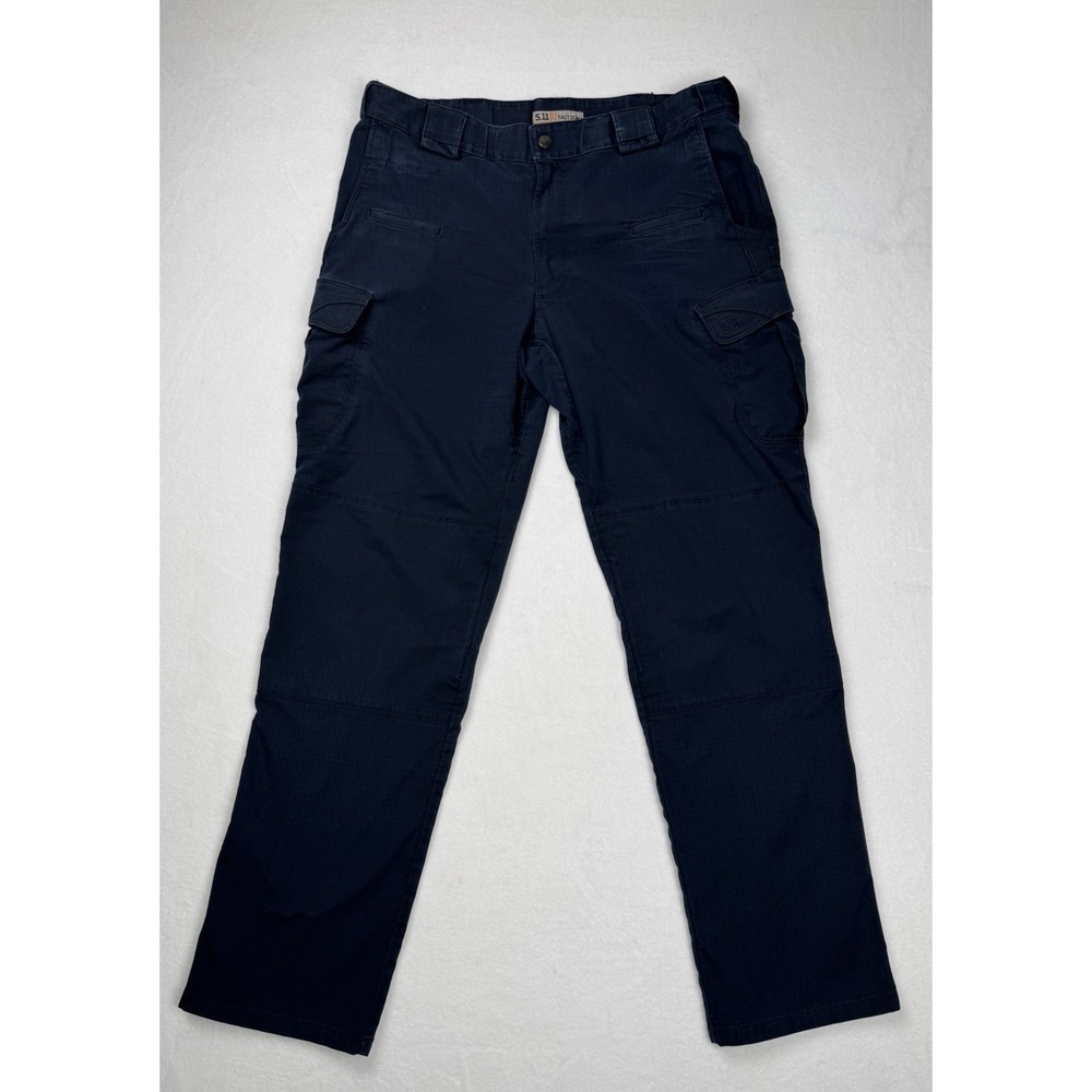 5.11 Tactical Pants Mens 36x34 Blue Cargo Ripstop Utility‎ Work